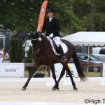 Kim Smith on dressage horse