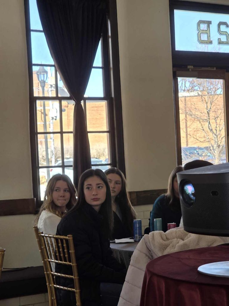 People at table during YEA banquet