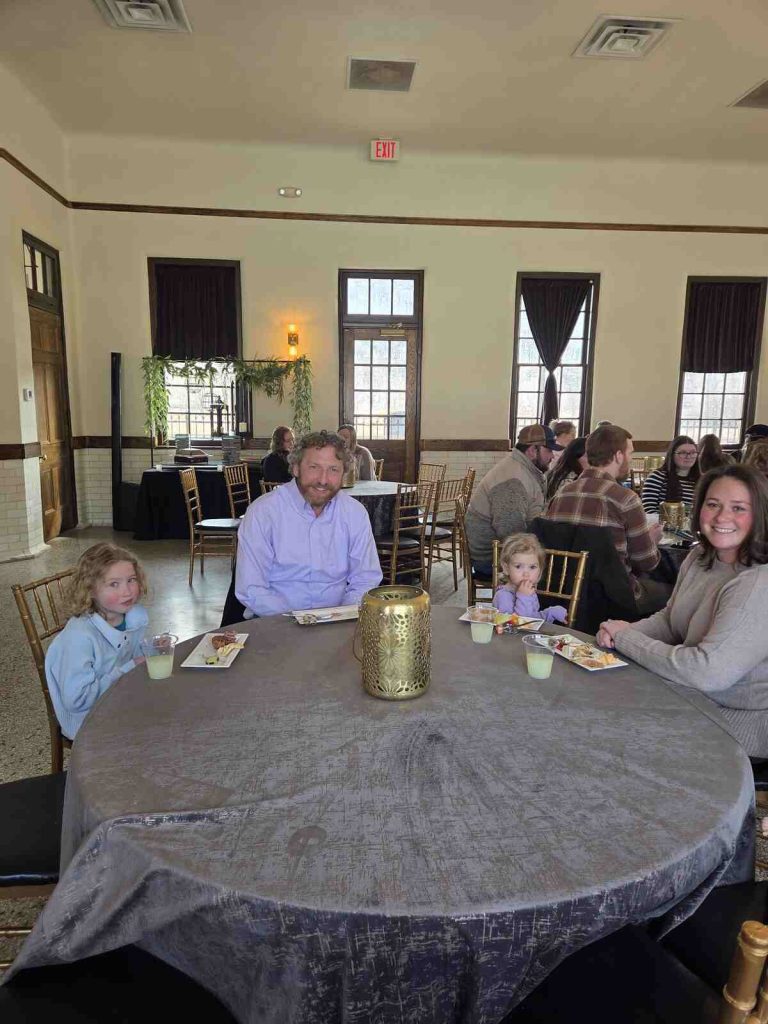 People at table during YEA banquet