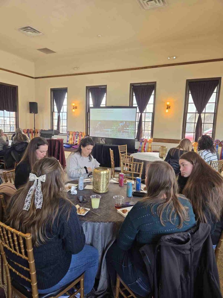 People at table during YEA banquet