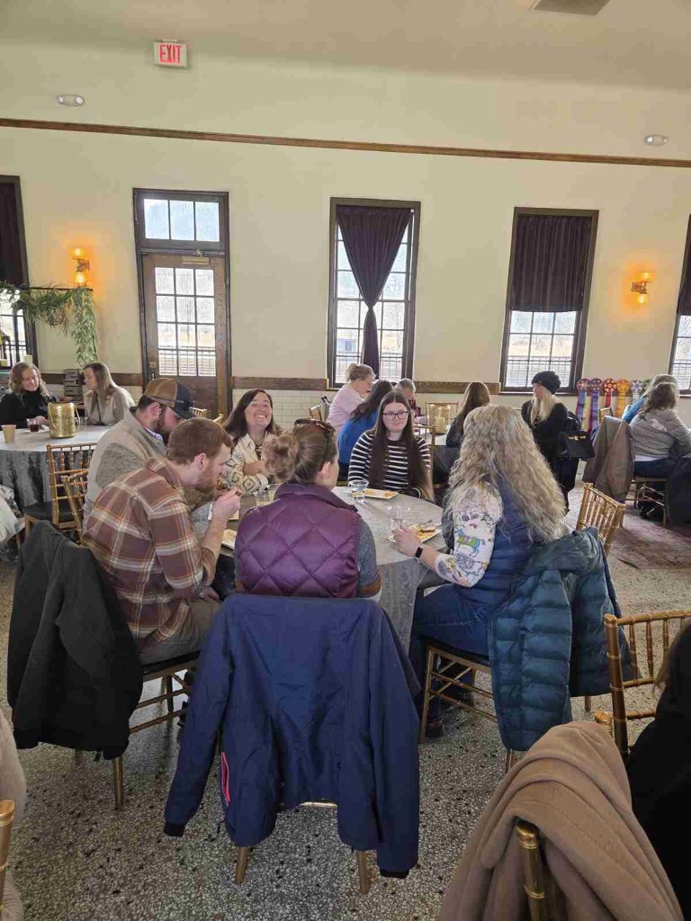 People at table during YEA banquet