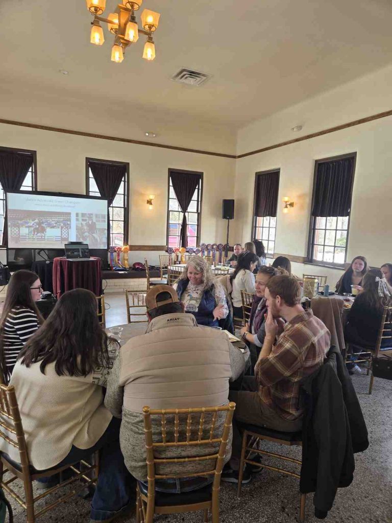 People at table during YEA banquet