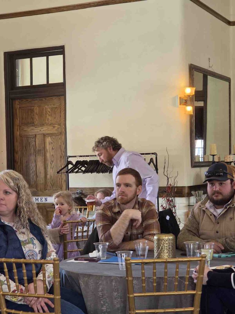 People at table during YEA banquet