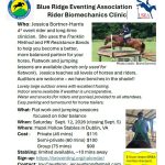 Flyer for Biomechanics Clinic